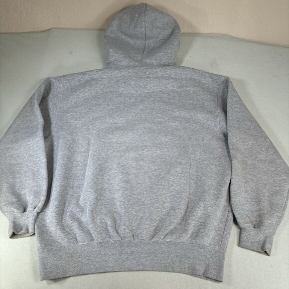 Vintage Nike New York Yankees Hoodie Sweatshirt Men Large Center Swoosh MLB Gray - Picture 3 of 7